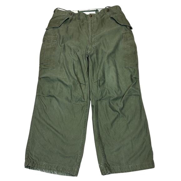 Vintage M-1951 Military Trousers Field Shell Cargo Pants Men's XL - Picture 1 of 12